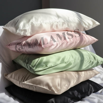 Pack 6 Taies D'oreillers 100% Satin De Soie